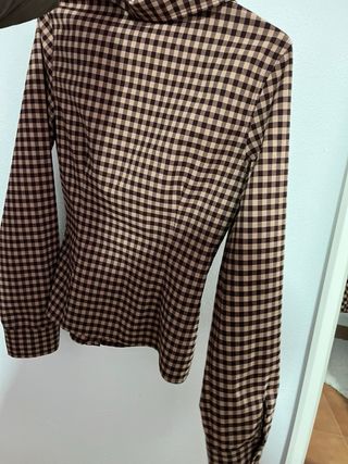 Camisa cuadros Zara Talla S