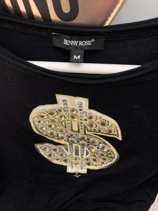 Camiseta Denny Rose Talla M Dólar Brillante