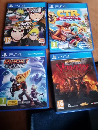 PS4 Slim 500GB + Mando + Cables + Juegos incluidos