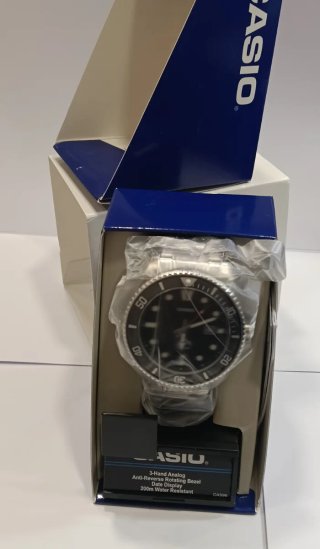 Casio MDV106-1A Reloj Esfera Negra Brazalete Acero