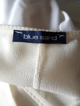 Camisa cruzada blanco roto