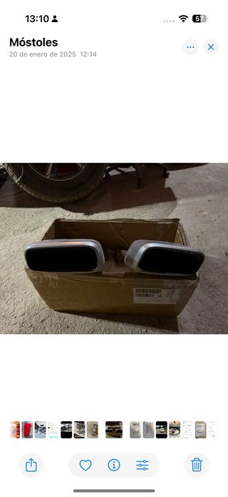 Colas de escape Cayenne