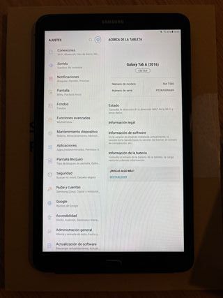 Samsung Galaxy Tab A (2016) Negro