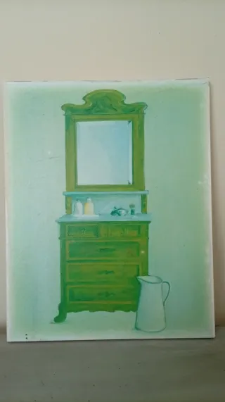 Set de cuadros con motivo de baños antiguos