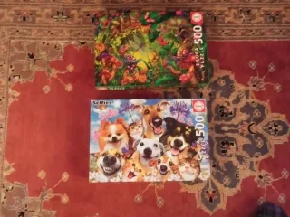 Lote 4 Puzzles Educa 500 piezas