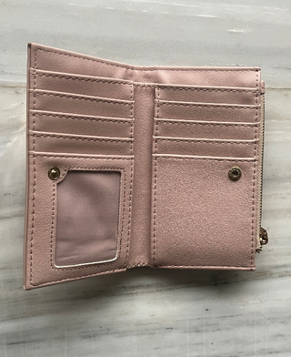 cartera monedero mediano rosa stradivarius