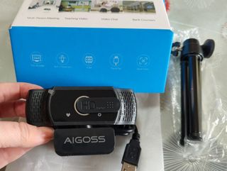 Webcam Aigoss HD 1080p con Microfono