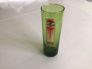 Juego 4 Vasos Vintage Cristal Vifsa años 80