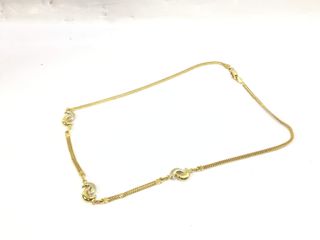 cadena oro 18k 30cm