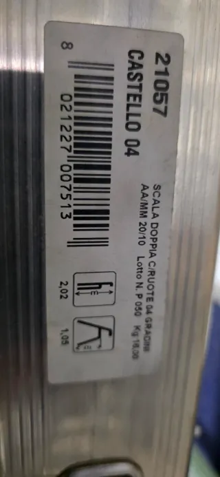 Escaleras de aluminio varias medidas