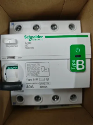 Diferenciales Schneider tipo B-SI
