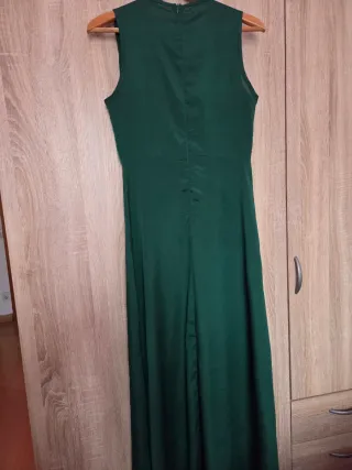Vestido de fiesta verde lentejuelas