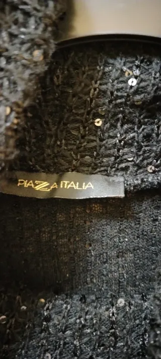 Maglia/vestito nero Piazza Italia