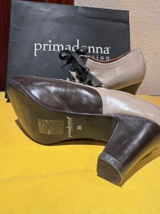 Zapatos Primadonna Beige y Marrón