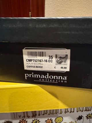 Zapatos Primadonna Beige y Marrón