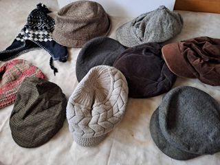 Berretti, cappelli con visiera in LANA e cotone, offerta!