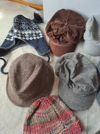 Berretti, cappelli con visiera in LANA e cotone, offerta!