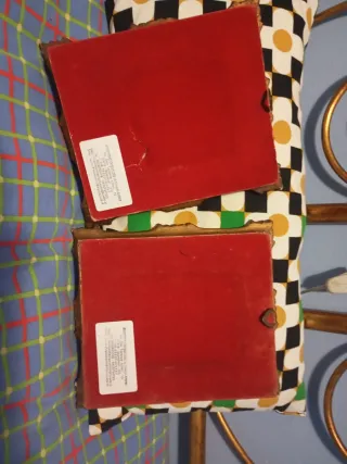 Dipinti antichi 2  con cornice dorata in legno