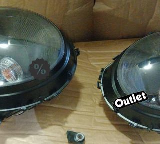 UF FAROS PARA MINI COOPER R56 R57 06-14 OJOS ANGEL FONDO NEG