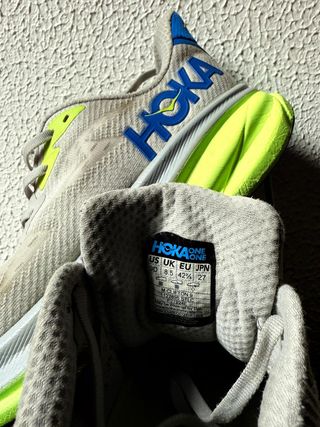 Zapatillas Hoka Clifton 9 Hombre Gris Azul