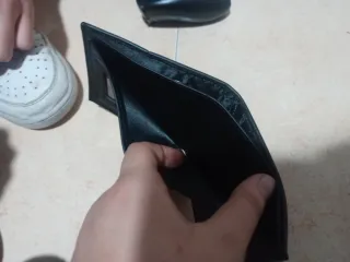 Cartera Alexander Bricken Negra Cuero