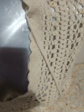 Chaleco de lana tejido mujer beige