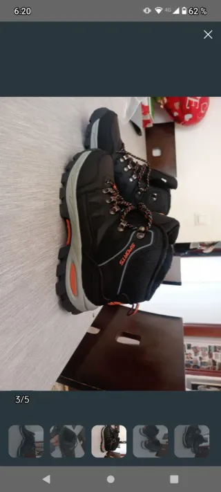 Botas térmicas e impermeables