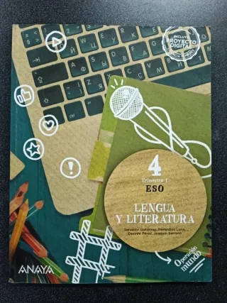Lengua y literatura 4 ESO Anaya TRIMESTRE 1