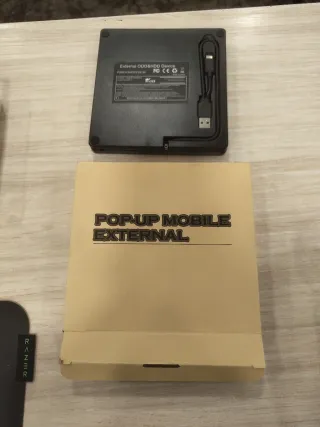 Grabadora DVD Externa USB-C Negra