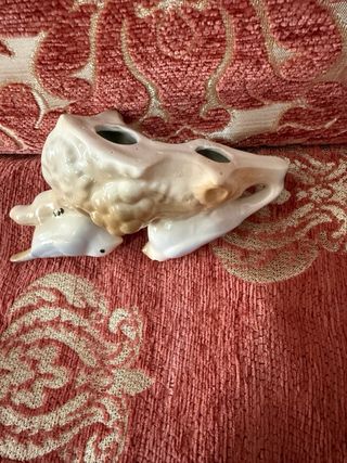 Cuadro cisnes y figura pájaros cerámica