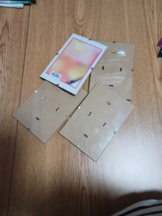 Lote 4 marcos de fotos 10x15