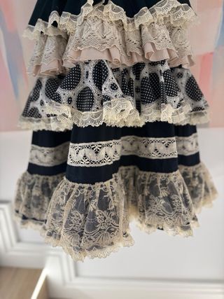 Traje de flamenca negro