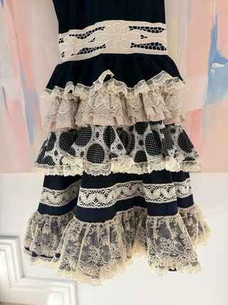 Traje de flamenca negro