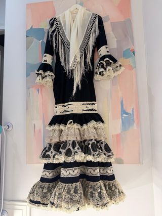 Traje de flamenca negro