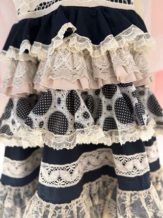 Traje de flamenca negro