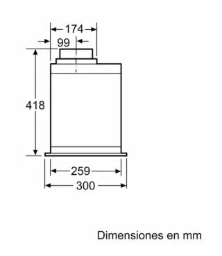 Campana Extractora Bosch DHL585B