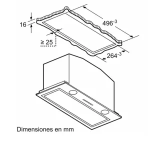 Campana Extractora Bosch DHL585B