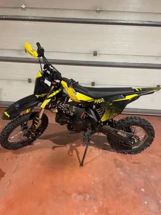 Pitbike IMR 140 MX Negra y Amarilla