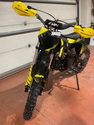 Pitbike IMR 140 MX Negra y Amarilla