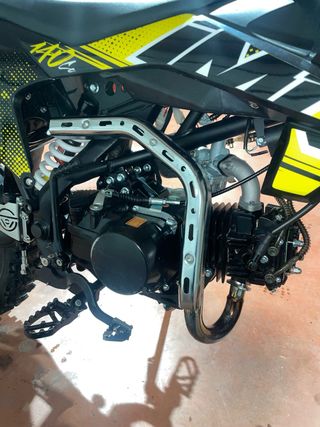 Pitbike IMR 140 MX Negra y Amarilla