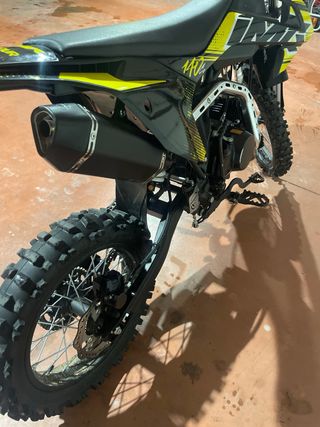 Pitbike IMR 140 MX Negra y Amarilla