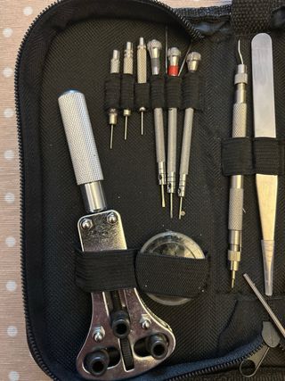 Estuche Reparación Relojes Herramientas