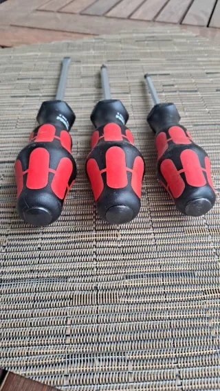 Set 3 Destornilladores Marca Würth Zebra