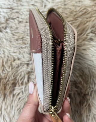 Cartera grande Stradivarius rosa monedero