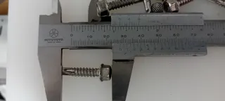 500Tornillos Autotaladrantes Hexagonales+BOQUILLA