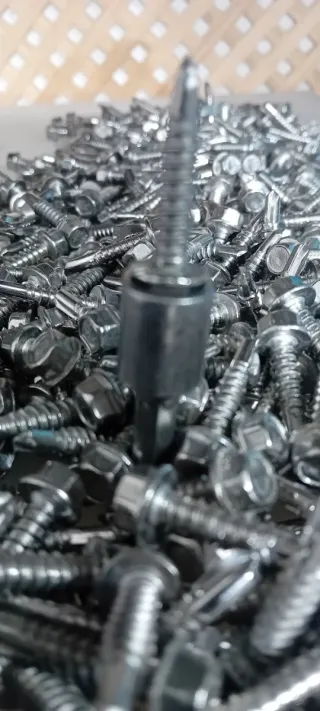 500Tornillos Autotaladrantes Hexagonales+BOQUILLA