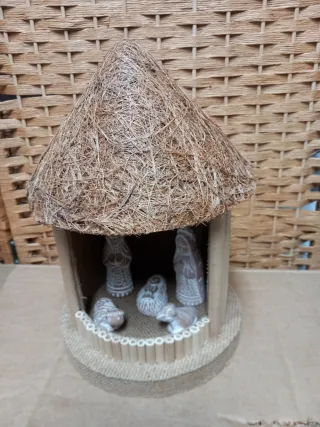 Nacimiento artesanal de Navidad