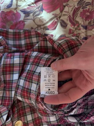 Blusa Camisa cuadros Coosy