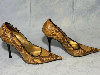 Scarpe pitone tacco alto