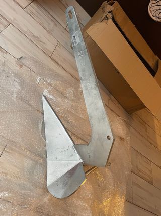 Ancla Tipo Delta 10 kg Galvanizada Nueva